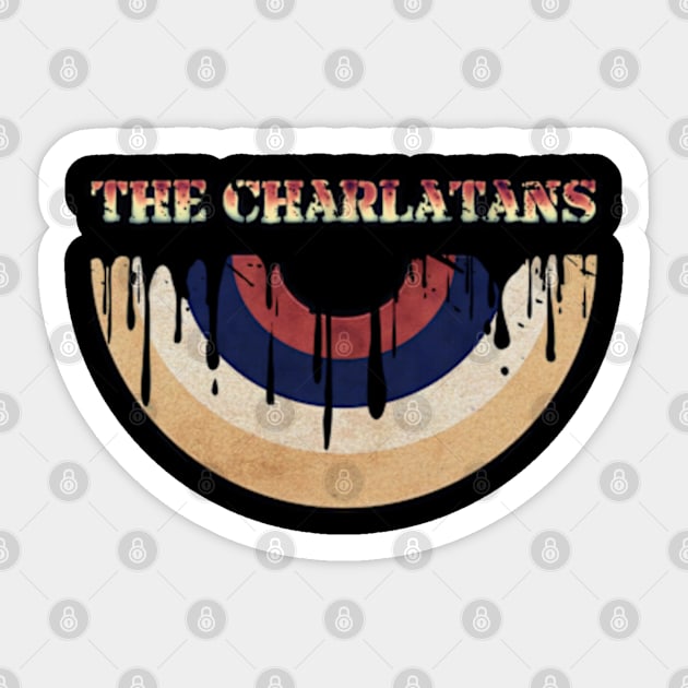 Melted Vinyl - Charlatan Sticker by FUTURE SUSAN